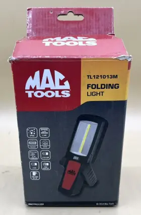Mvp028488 Mac Tools Tl121013m 220 Lumens Folding Light With Charging Base