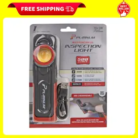 Machimpex Usa 744110095234 Platinum Series 500 Lm Usb-c Rechargeable Led Paint Inspection Light 6.5 Inch
