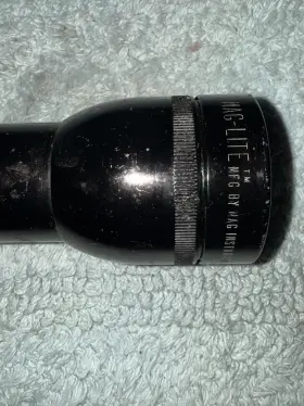 40714079 Mag-lite Black Aluminum Cordless Battery Flashlight Mpn 14 1/2 Inch