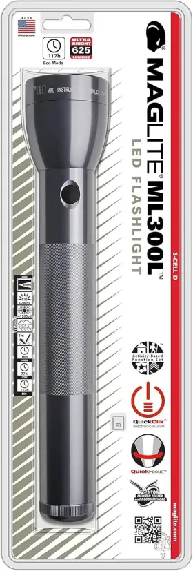 B00ooa16zk Maglite Ml300l Led 3-cell D Flashlight Adjustable Focus Water Resistant