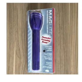 S2c986 Maglite 2-cell C Purple Aluminum Flashlight Powerful Focusing Beam