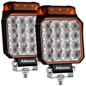 Sw05-30sw Manbax 4 Inch Strobe Lights For Trucks Amber Warning Flashing Emergency Led Work