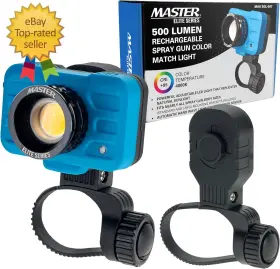 Sgl-007 Master Airbrush Elite Rechargeable Spray Gun Mount Color Match Light 500 Lumen Led Cri