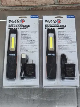 Rpl1750 Matco Tools New 175 Lumens Rechargeable Pocket Light With Clip