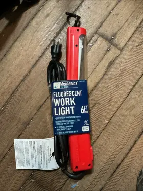 Mechanics Choice 762164580186 Mechanic S Fluorescent Work Light 6 Cord