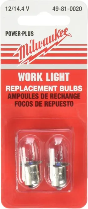 49-81-0020  Milu9 14.4v Worklight Bulb Pack Of 2