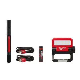 2114-21 Milwaukee 2010r Penlight With Laser 550 Lumens Led Rechargeable Pivoting Flood Light
