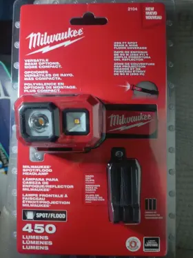2104hh Milwaukee New Led Head Lamp With Hardhat -