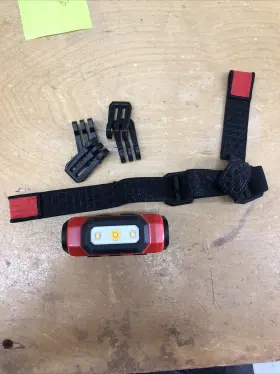 2111-21 Milwaukee Redlithium Led Rechargeable Hard Hat Headlamp - Red