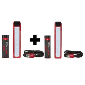 2112-21-2112-21 Milwaukee 445 Lumens Led Redlithium Usb Rover Pocket Flood Light 2-pack