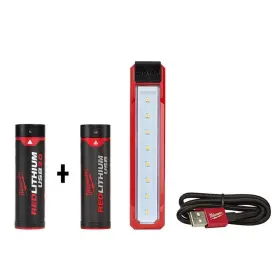 2112-21-48-11-2131 Milwaukee 445 Lumens Led Redlithium Usb Rover Pocket Flood Light With Extra