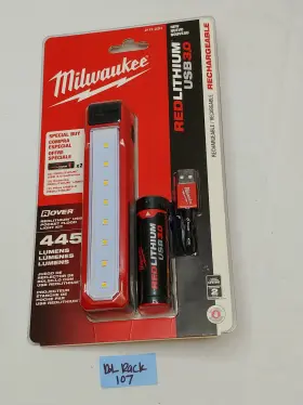 2112-22h Milwaukee Redlithium Usb Pocket Flood Light Kit