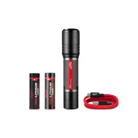 2162-21-48-11-2131 Milwaukee 2 000 Lumens Redlithium Usb Slide Focus Flashlight With Extra 3.0