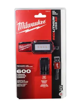 262061-24232402 Milwaukee 2115-21 Led Rechargeable Contractor Headlamp 600 Lumens