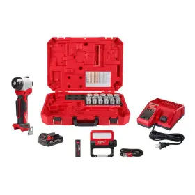 2935cu-21s-2114-21 Milwaukee M18 18-volt Li-ion Cordless Cable Stripper Kit For Cu Thhn/xhhw Wire Cutting And