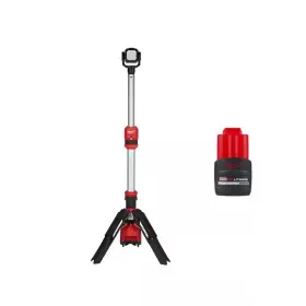 Milwaukee 313024470408 M12 12v Lithium-ion Cordless 1400 Lumen Rocket Led Stand Work Light With High Outpu