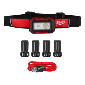 Milwaukee 313057018066 450 Lumens Internal Rechargeable Magnetic Headlamp And Task Light