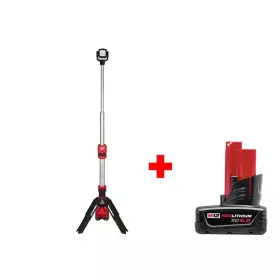 Milwaukee 445001178137 M12 12-volt Lithium-ion Cordless 1400 Lumen Rocket Led Stand Work Light With 6.0 A