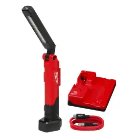 2128-22 Milwaukee 45698 Red Lithium Usb Stick Light With Magnet And Charging Dock