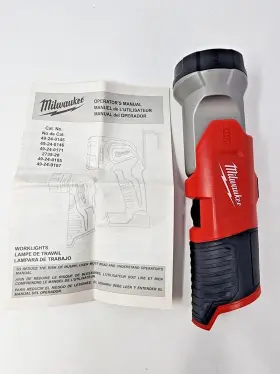 49-24-0146 Milwaukee M12 12v Led Red/black Worklight With Manual
