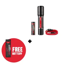 2162-21 Milwaukee 546591 Redlithium Usb Rechargeable Slide Focus Flashlight 2000 Lum
