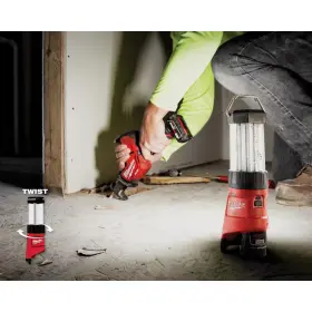 Milwaukee 705353744433 400 Lumen Led Lantern Flood Light M12 12 Volt Lithium Ion Cordless Tool Only