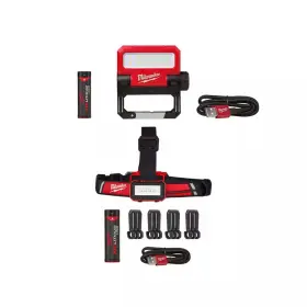 Milwaukee 711181832914 Flood Light Led Usb Pivoting Low-profile Hard Hat Headlamp 2-pack