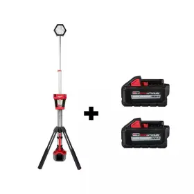 Milwaukee 711182013770 M18 18-volt Lithium-ion Cordless Rocket Dual Power Tower Light With Tw