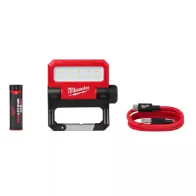 Milwaukee 744759106575 550 Lumens Led Redlithium Usb Pivoting Flood Light