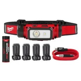Milwaukee 882346308763 600 Lumens Led Redlithium Hard Hat Headlamp 5-pack