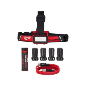 Milwaukee 882346308770 600 Lumens Led Redlithium Usb Low-profile Hard Hat Headlamp 5-pack