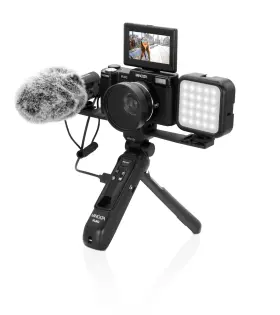 4k60fps Minolta Mnd60v 64 Mp Autofocus / Ultra Hd Vlog Camera Kit