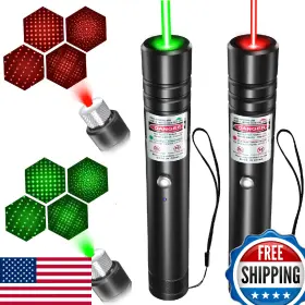 B0d2mrrfp5 Miprezt 2x Rechargeable Green Red Laser Pointer High Power Long Range Usb Charge