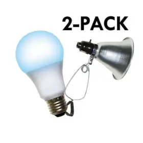 602279 Miracle Led Clamp Lamp Grow Fixture And Blue Spectrum Light 4 Pcs