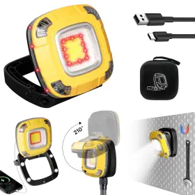 Hw0034-y Mlogiroa 10000mah Rechargeable Camping Light For Outdoor - Magnetic Led Work