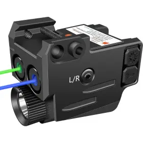 Msd-1306 Mosandon Green And Blue Laser Sight With 500 Lumens Flashlight Usb Rechargeable Flash