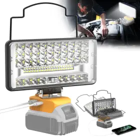 La-rf99-p760 Mtiolhig Cordless Led Work Light Compatible With Dewalt 20v Battery - Flood Constructi