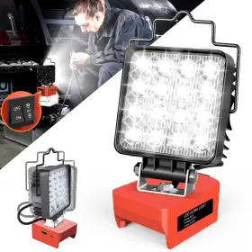 Yd-mwqled23-02 Myteaworld 48w Led Work Light For Milwaukee M18 Battery 4800lm Cordless With