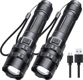 F1251 Nakcnm Rechargeable Led Flashlights High Lumens 2000 Lumen Powerful Flash Light Sup