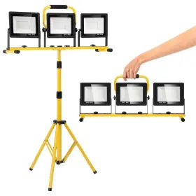 Cl7516-y1 Nandae Work Lights With Adjustable And Foldable Tripod Stand 3 Head Led