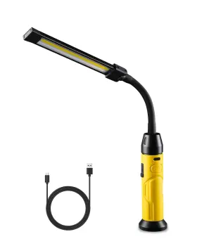 S308-s Napatyre Magnetic Led Work Light Rechargeable 1000lm Flexible Gooseneck Flash
