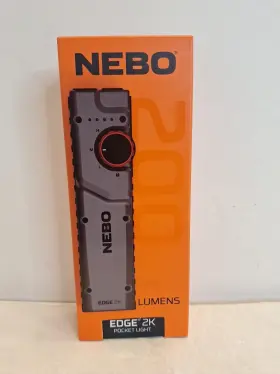 Nebo 044435919667 Edge 2k Edc Tactical Flashlight Pocket Light 2000 Lumens