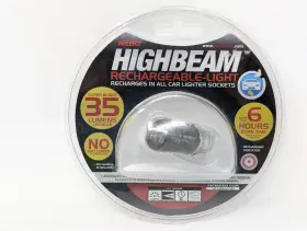 Ne90090 Nebo 645397900900 Highbeam Rechargeable-light Recharges In Car Lighter Socket