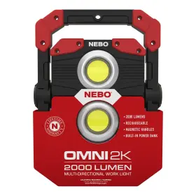 Nebo 680358021300 Omni 2 000 Lumen Cob Led Black Rechargeable Handheld Work Light