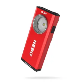 B088mjcrxj Nebo Slim 500 Lumen Rechargeable Mini Edc Work Light Magnetic And Dimmable - Red