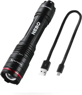B08ys6ry77 Nebo Redline X 1800 Lumen Rechargeable Led Flashlight