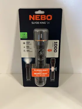 Neb-wlt-0032 Nebo Slyde King 1000 Lumens Rechargeable Flashlight - Free Same Day Shipping