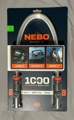 Neb-wlt-0034 Nebo Bando 1k Hands-free Automotive Work Light 1000 Lumens New