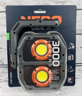 Neb-wlt-1008-g Nebo Omni 3k 3 000 Lumen Multi-directional Rechargeable Work Light And Power Bank