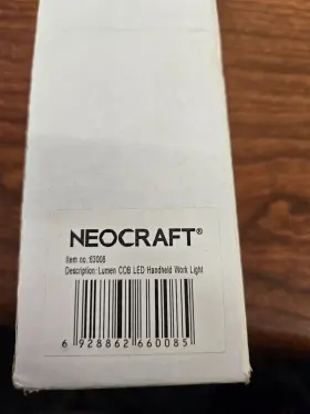 63010 Neocraft Portable Led Work Light With Hook And Magnetic Base